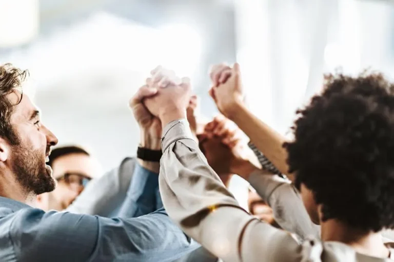 Diverse group coaching workshop